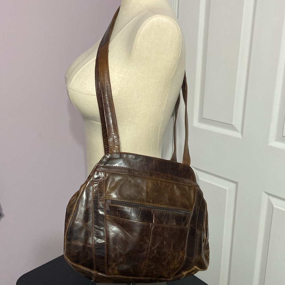 Brown Leather Bag NWOT